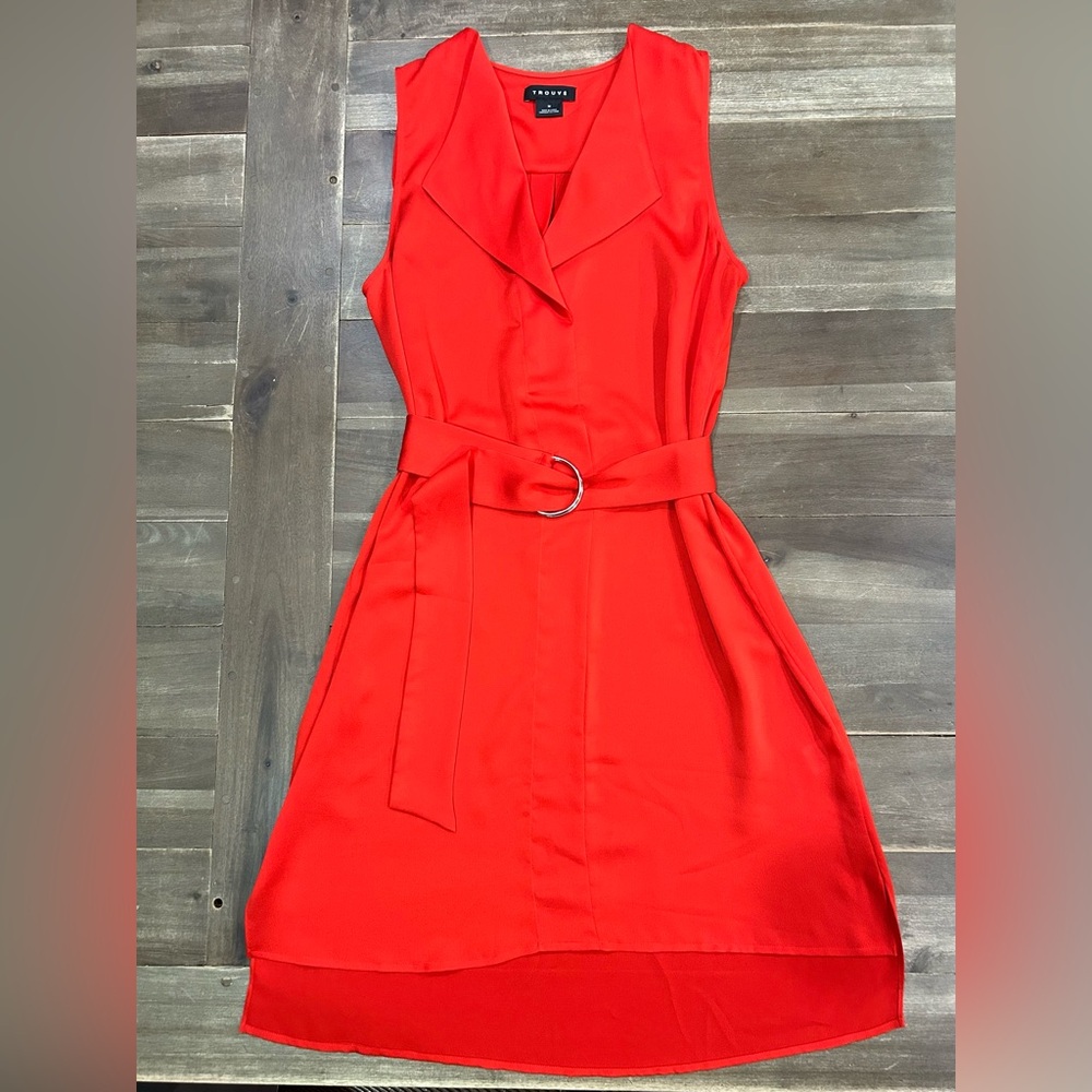 Trouvé Sleeveless Dress with Collar